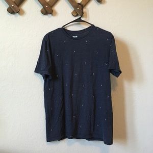 Men’s Blue Dotted T-Shirt